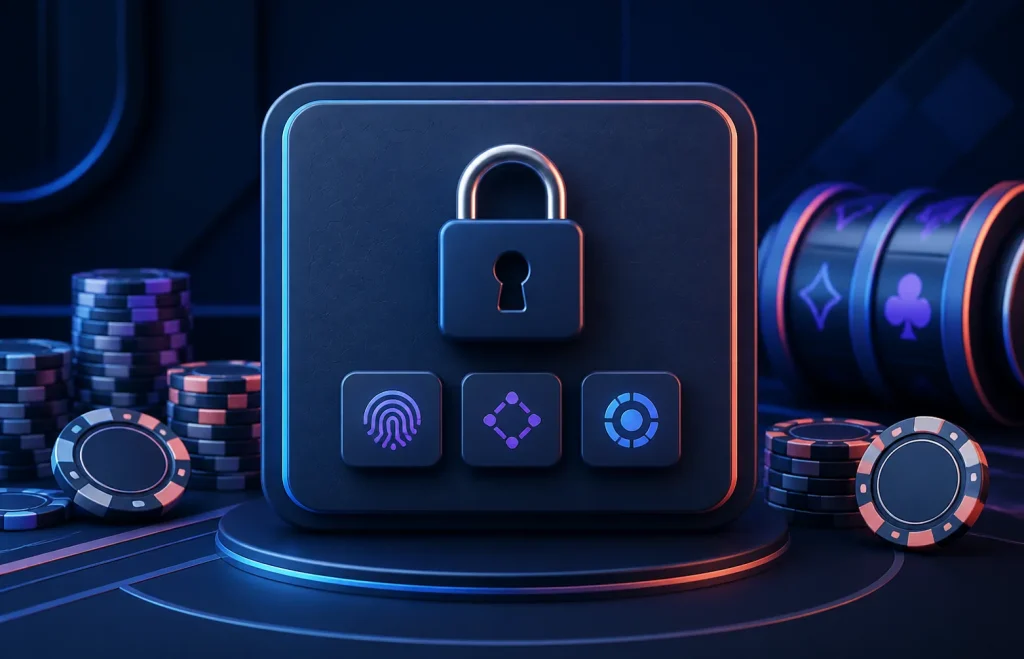 Acesso seguro a uma conta de cassino online